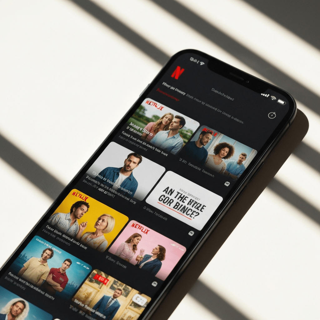 Smartphone screen showing a vertical video feed in a social media style.