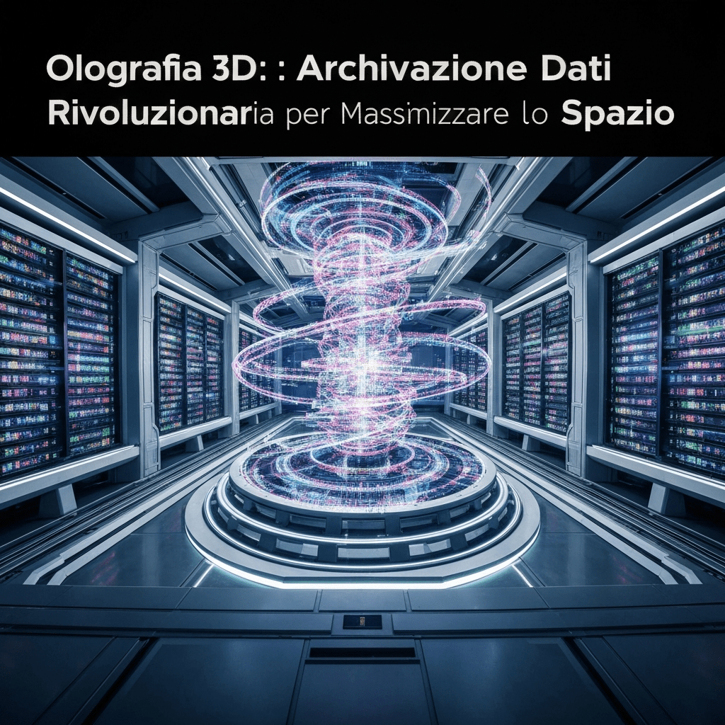 Holographic data storage device.
