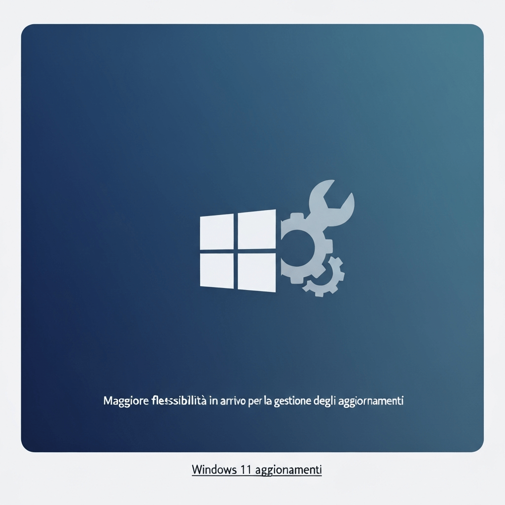 Windows 11 logo and text indicating more flexibility is coming.