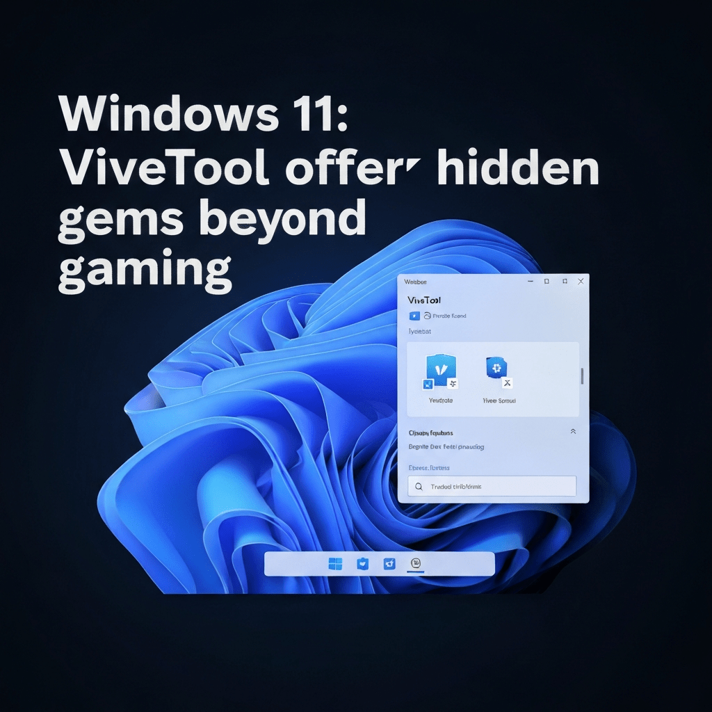 Windows 11 Vivetool screenshot showing a menu.