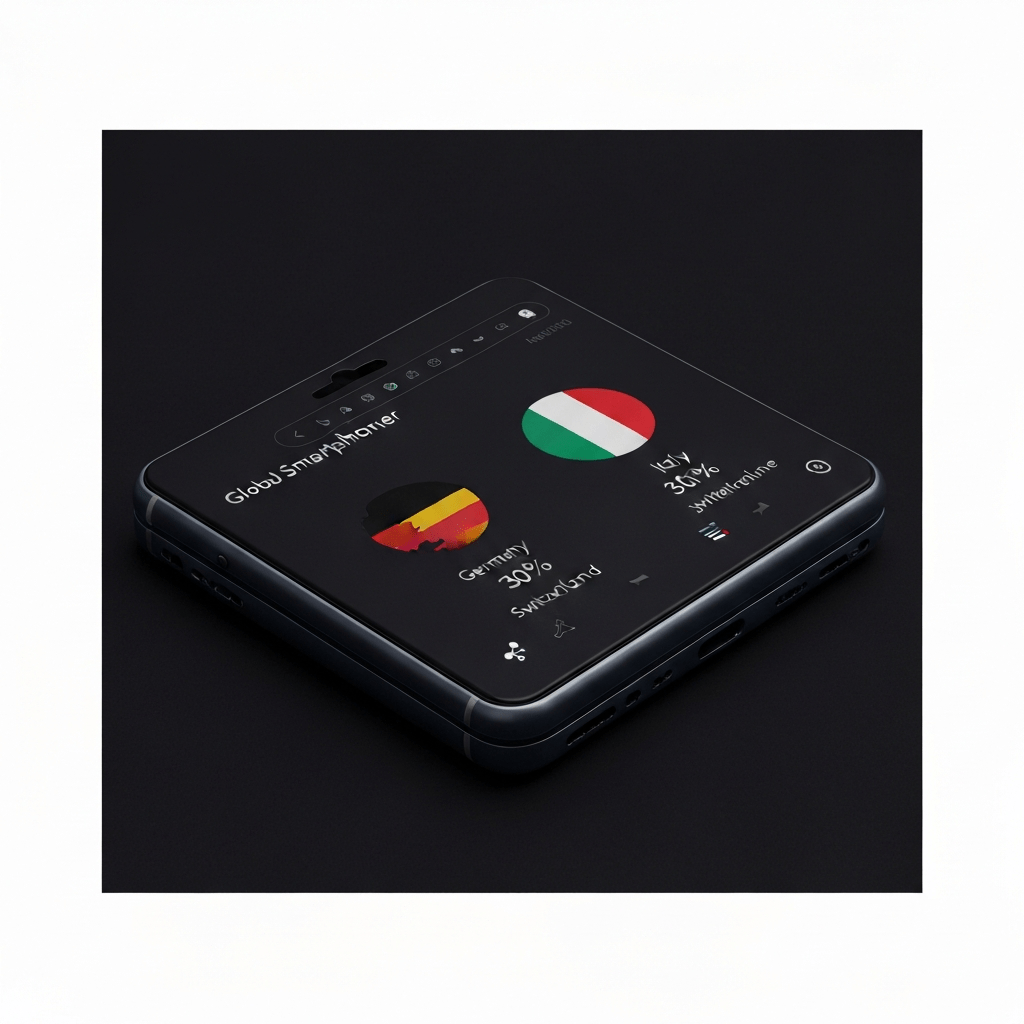 Social experiment: smartphone impact in Austria and Germany.