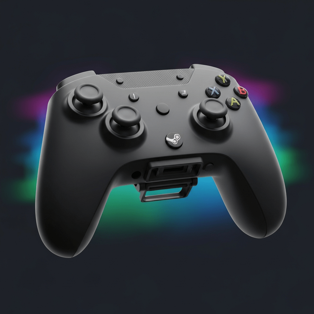 Steam Controller for PC gaming, licensed Creative Commons.