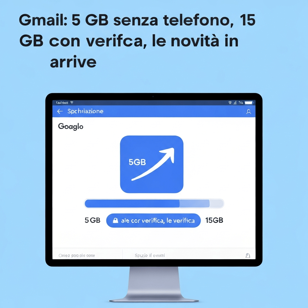 Google Drive storage options: 5GB free, 15GB with phone verification.