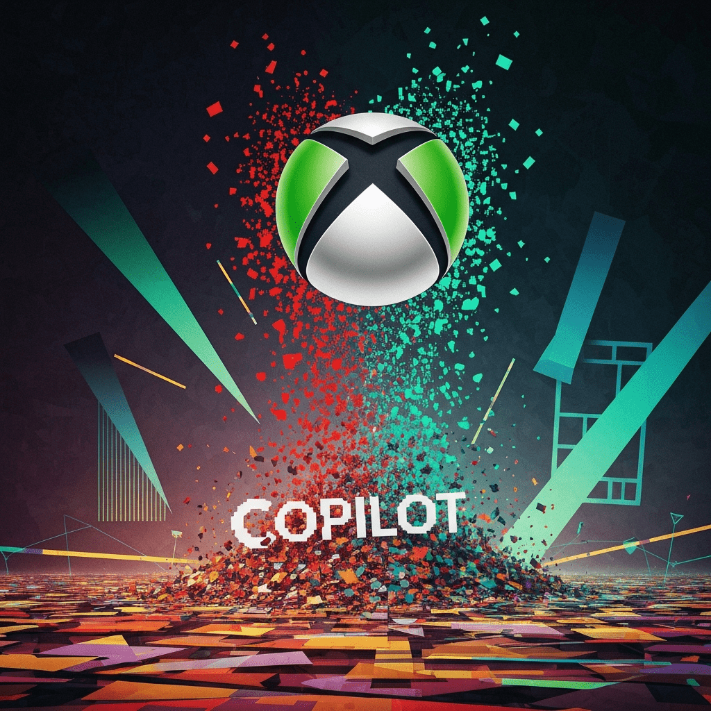 Microsoft Copilot AI assistant on Xbox gaming console.