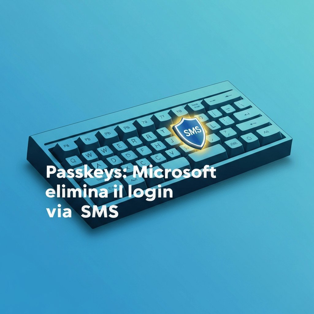 A smartphone displaying a passkey authentication screen, representing secure login without SMS.