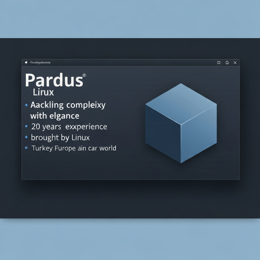 Logo of the Pardus Linux operating system featuring a stylized leopard.