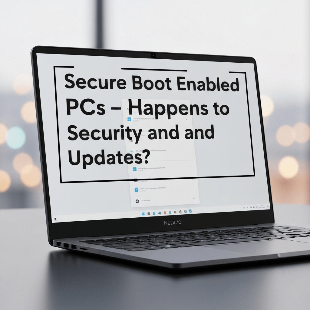 Secure Boot disabled on PC, impacting future updates.
