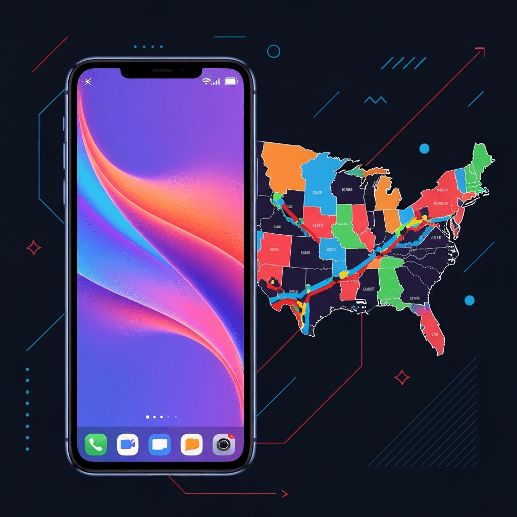 A professional close-up of a Samsung smartphone displaying a vibrant interface, highlighting its advanced AI features.