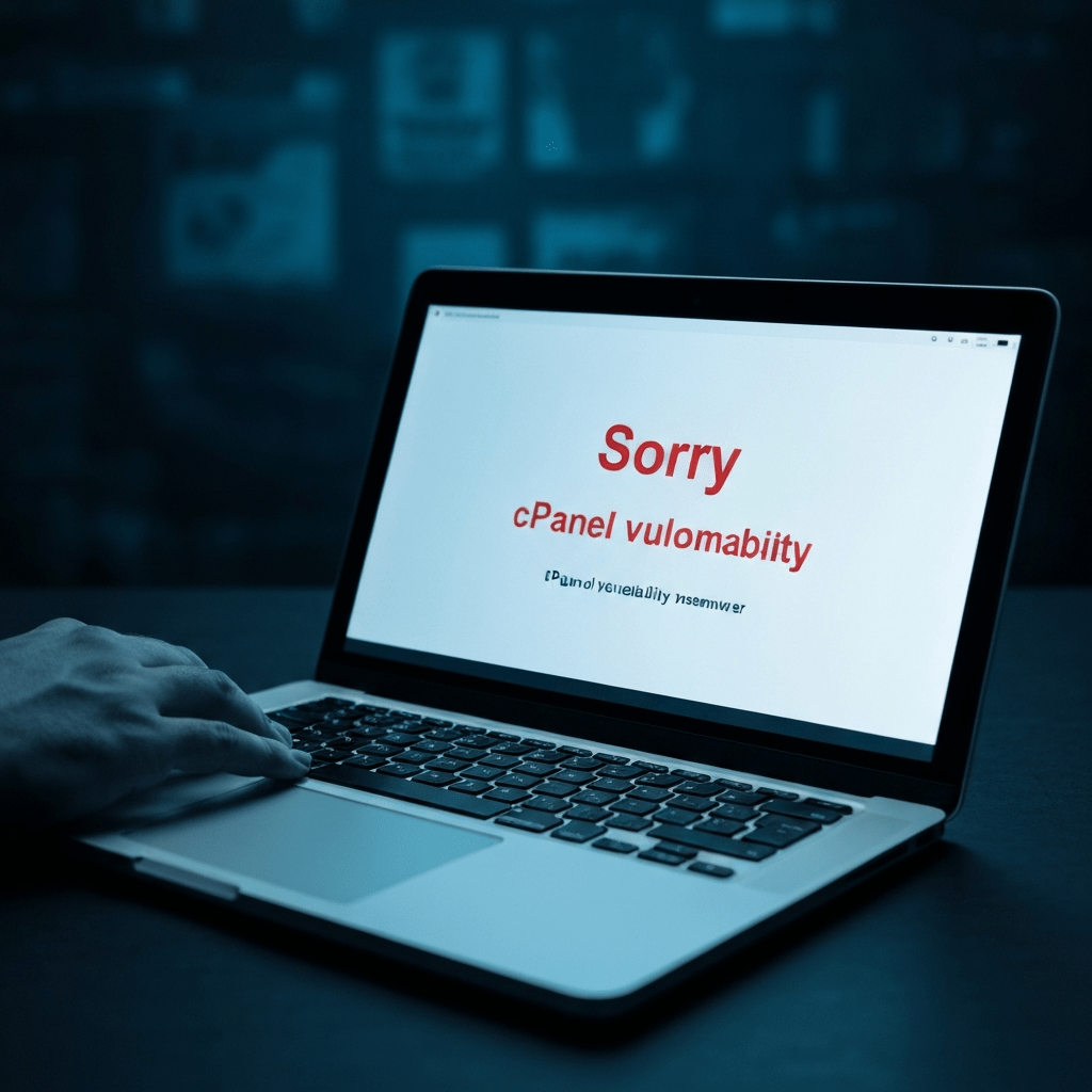 Cyberattack with Sorry ransomware targeting a cPanel vulnerability.