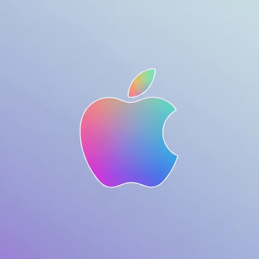 Apple event with iPhones, iPads, and Macs showing iOS 18.