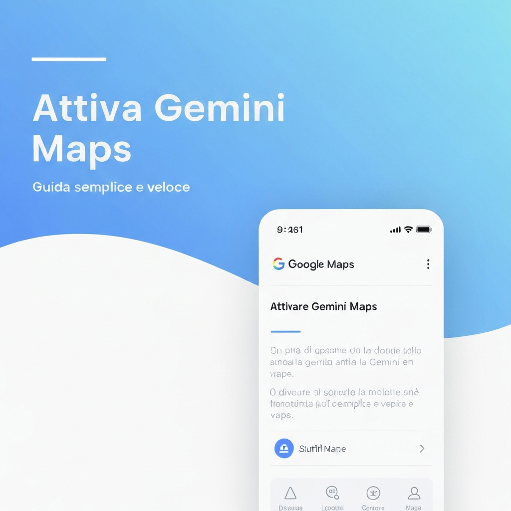 Google Maps showing the active Gemini feature, with a simple guide.