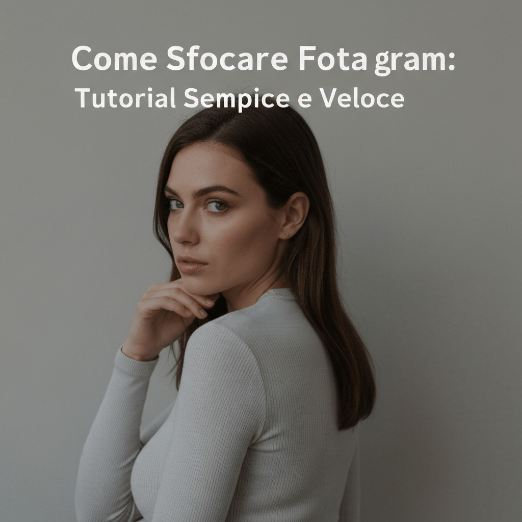Instagram photo blur tutorial.