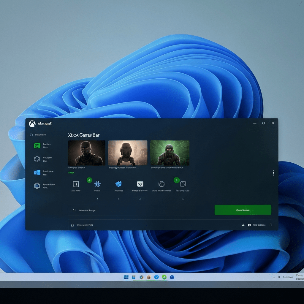 Xbox interface on Windows 11 PC
