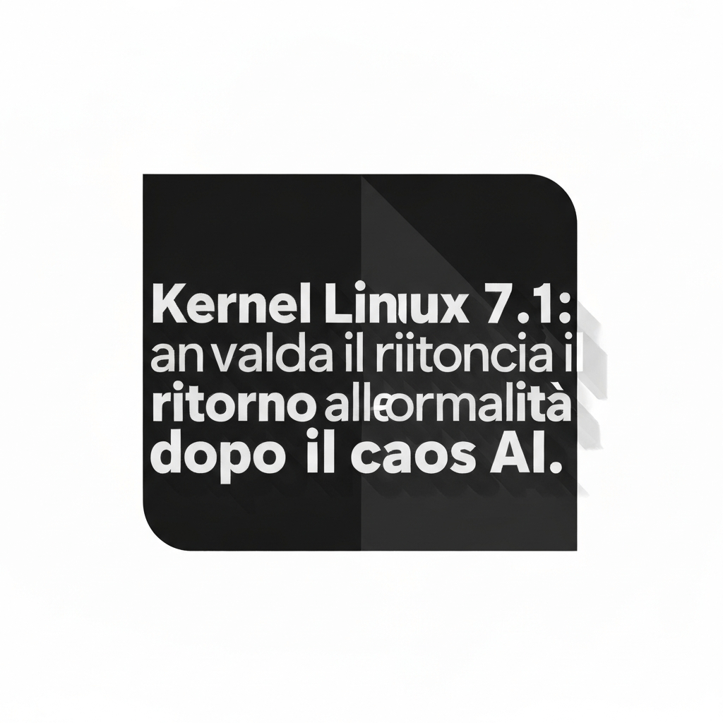 Linus Torvalds announces return to normalcy for Linux kernel 7.1.