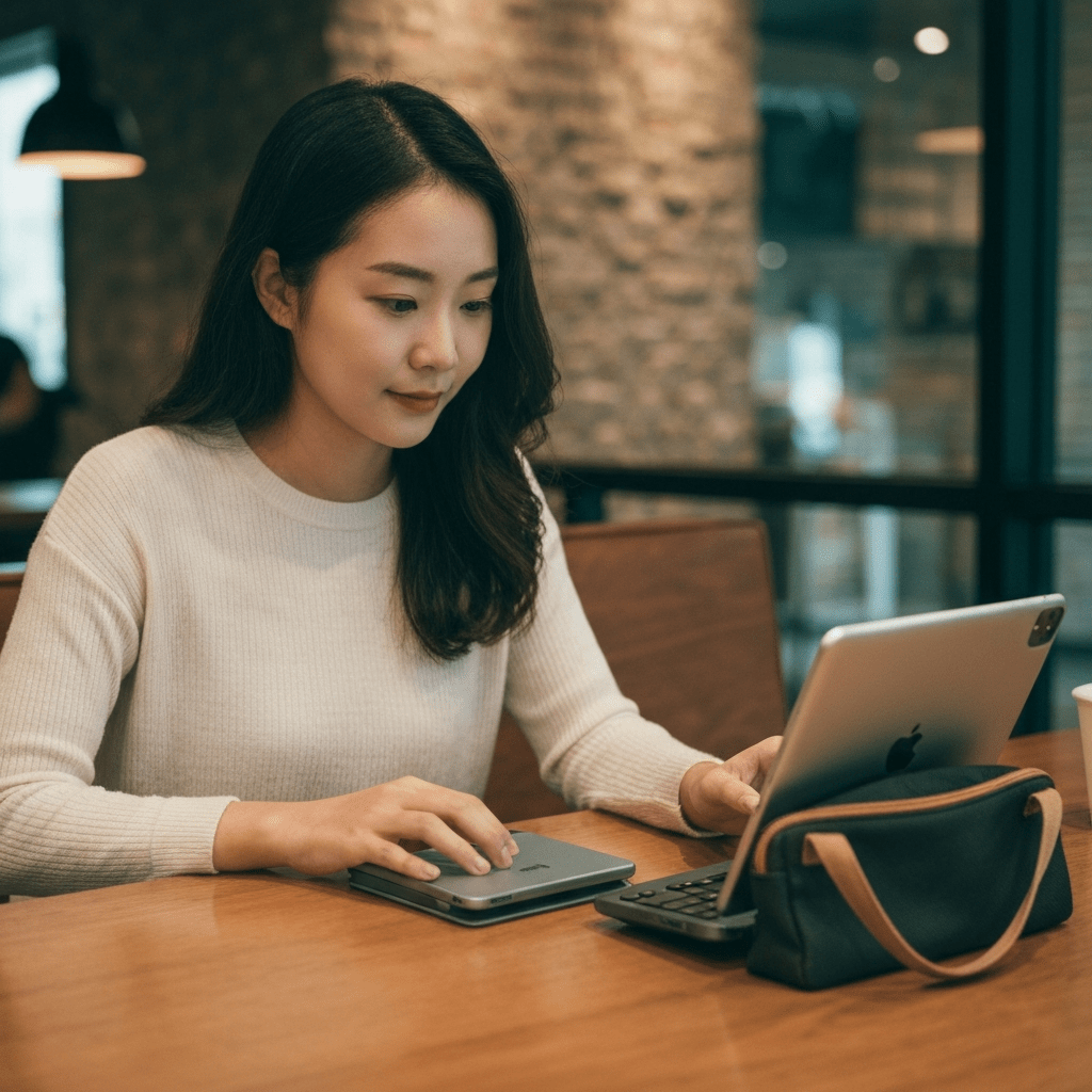 Logitech Mobi foldable mouse