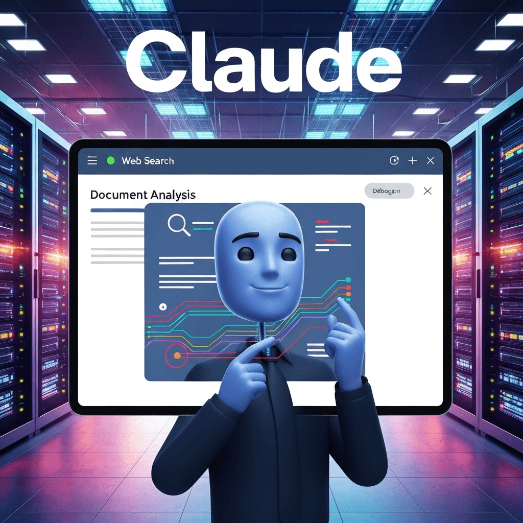 Claude Code web illustration for Claude Code naviga il web: ricerca, documentazione e debugging potenziati