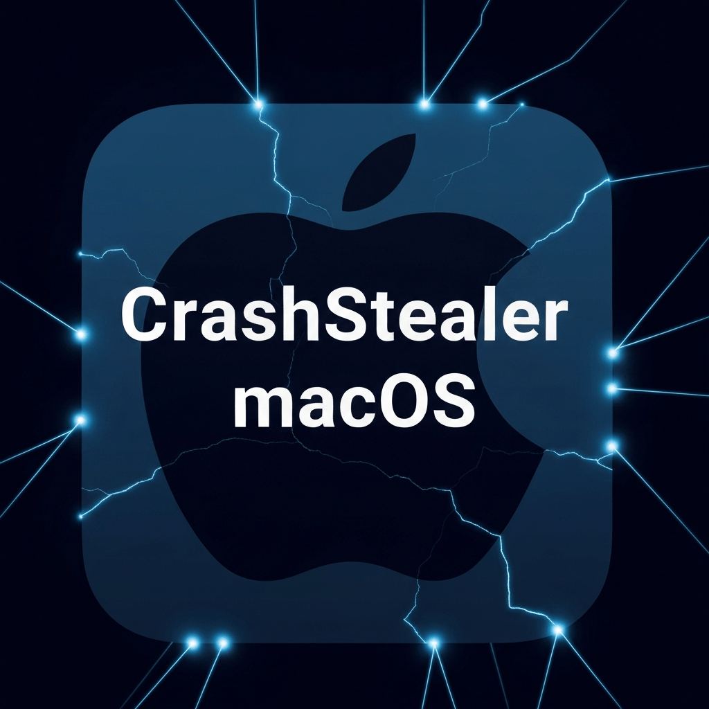 Malicious CrashMalware disguised as an Apple app on macOS.