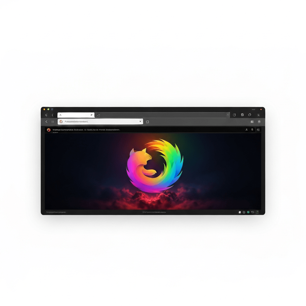 Firefox logo with HDR video support announcement.