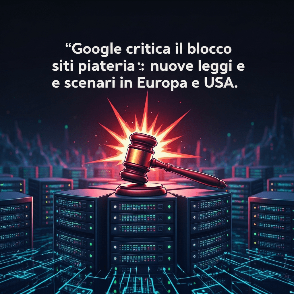 Google criticizes piracy site blocking, new laws and scenarios