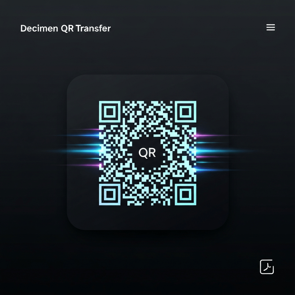 Animated QR code transfers files without Wi-Fi or Bluetooth.