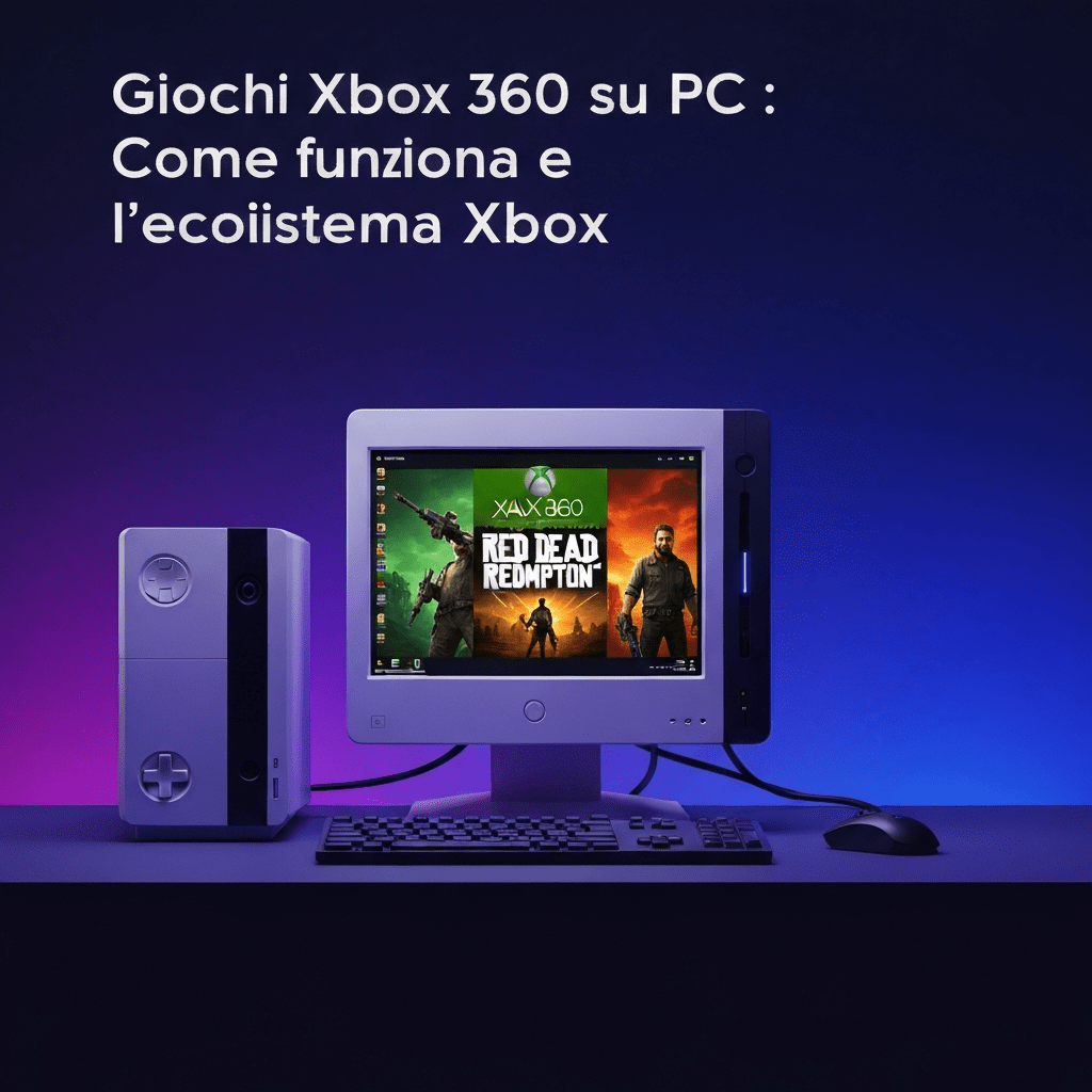 Xbox 360 controller plugged into a PC.