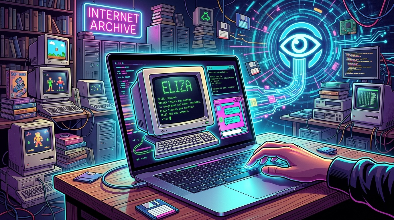 Chatbot from the 70s-90s, playable online.