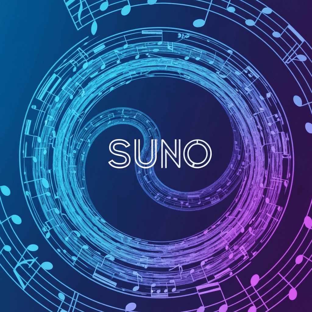 Suno AI watermark on AI-generated music track.