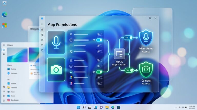 Windows 11 app permissions experiment on Windows devices