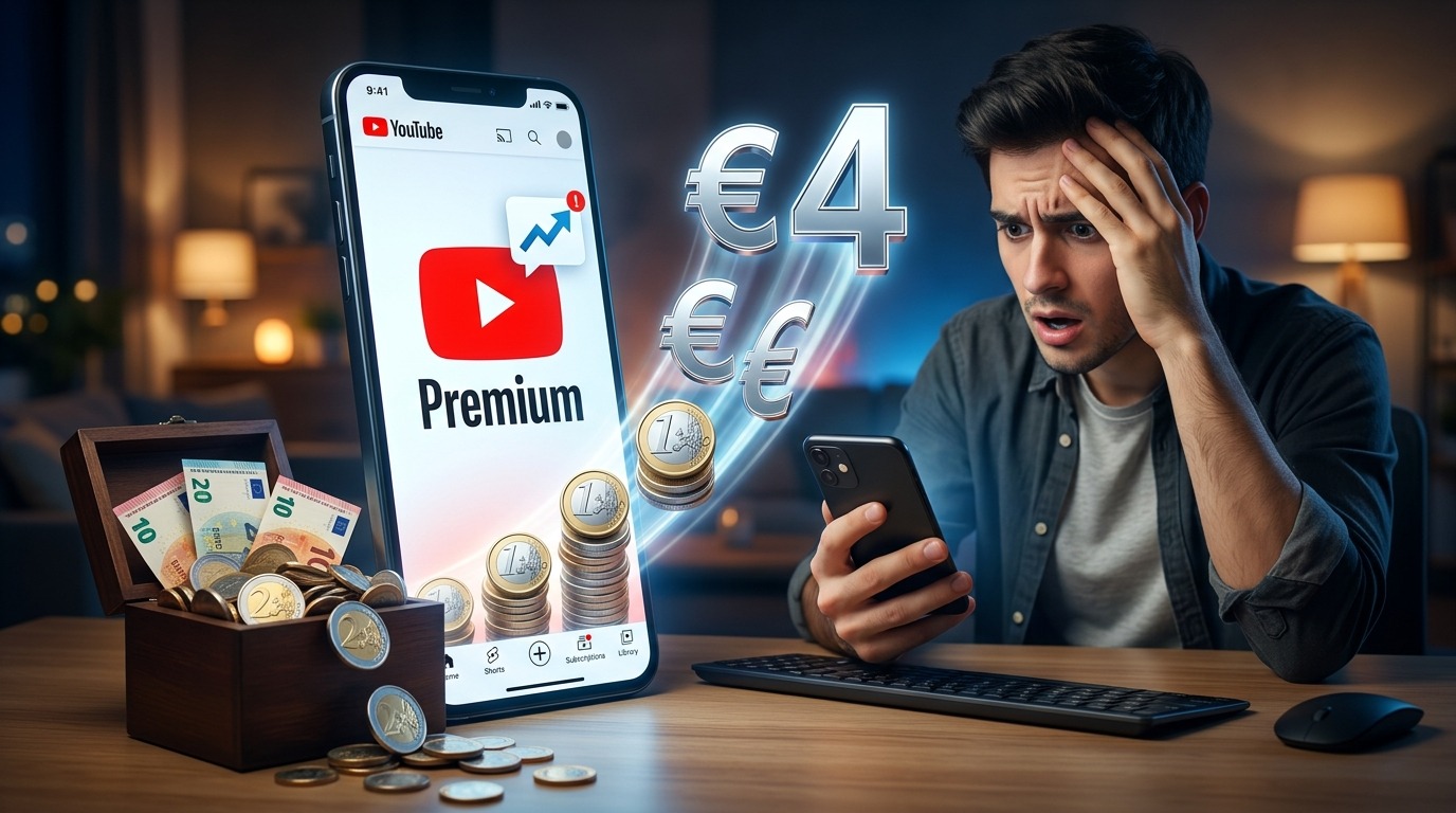 YouTube Premium price increase illustration