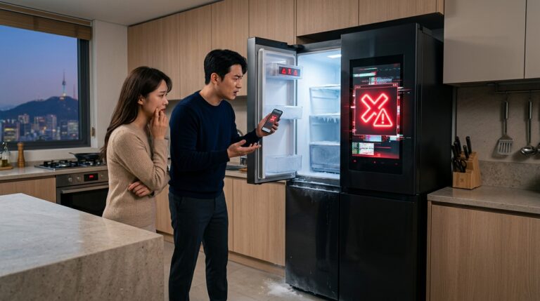 Samsung refrigerator error after software update