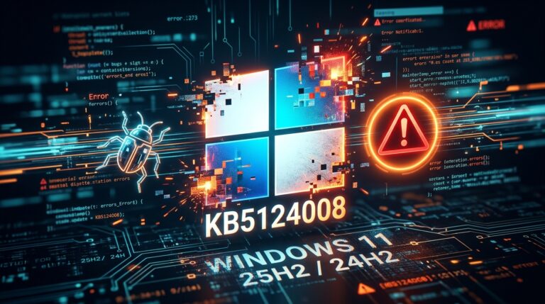 Windows 11 KB5124008 update causing issues for some users.