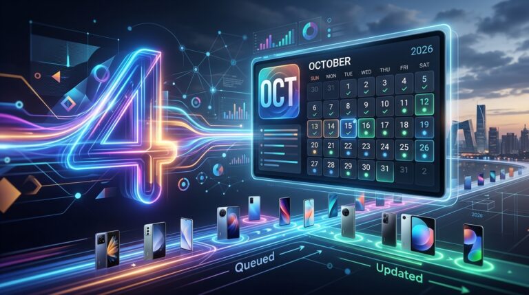 HyperOS calendar update for Xiaomi in October 2026.