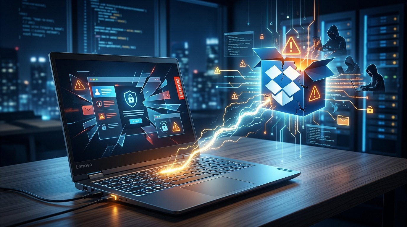 Lenovo vulnerability allows Dropbox account access
