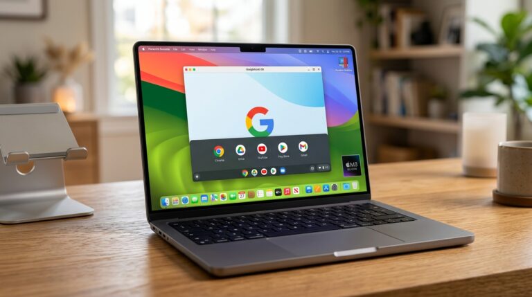 Googlebook OS su Mac illustration for Googlebook OS sui Mac Apple Silicon: Funziona in macchina virtuale