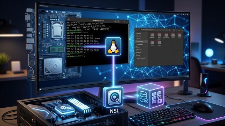 Linux setup with persistent environments on QEMU/KVM