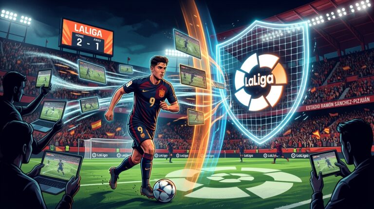 LaLiga VPN pirateria illustration for VPN e pirateria: LaLiga vuole inserirle nella Watch List UE